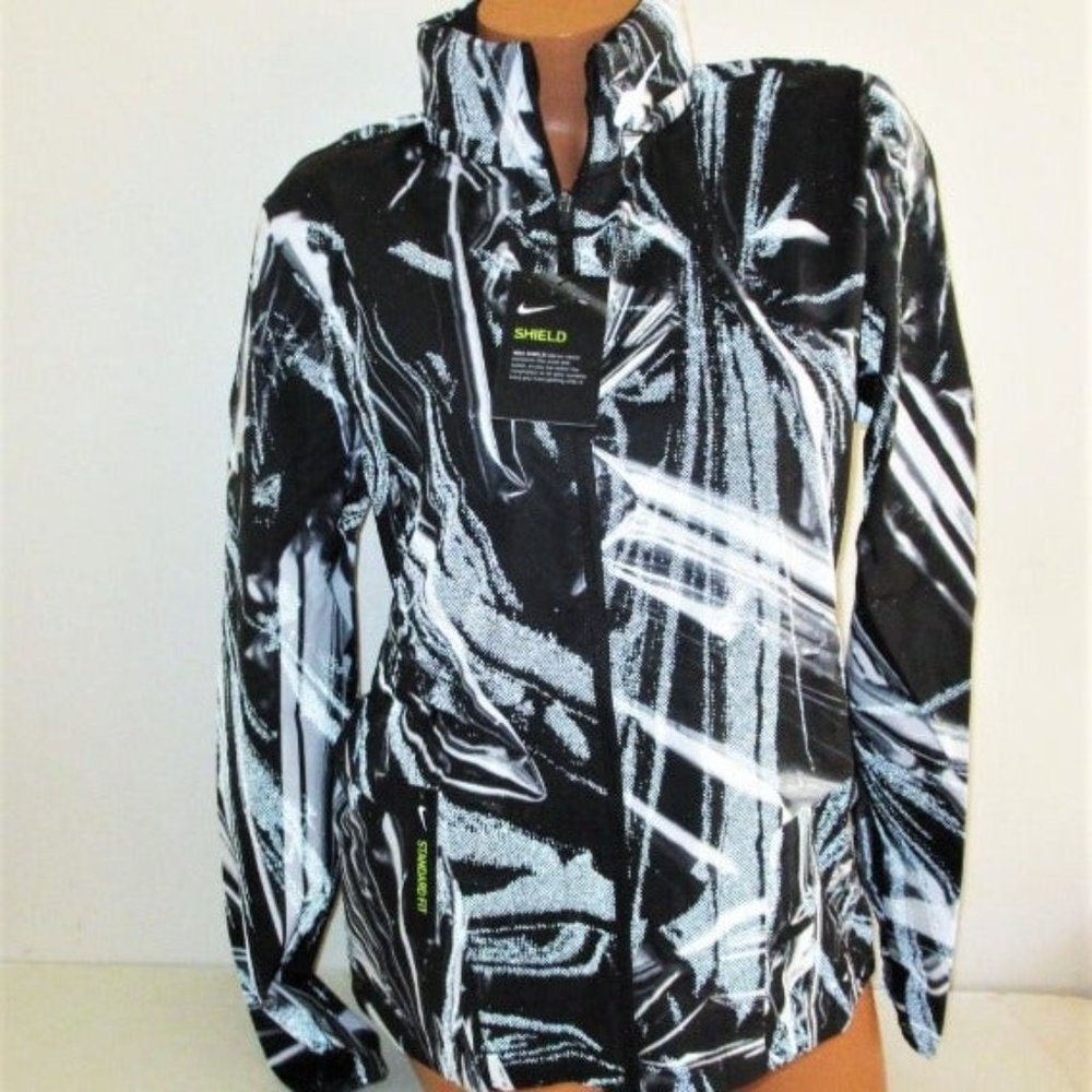 Nike Shield Full-Zip Running Jacket Hood Ghost Flash Reflective Size  XL $150 - Picture 11 of 13